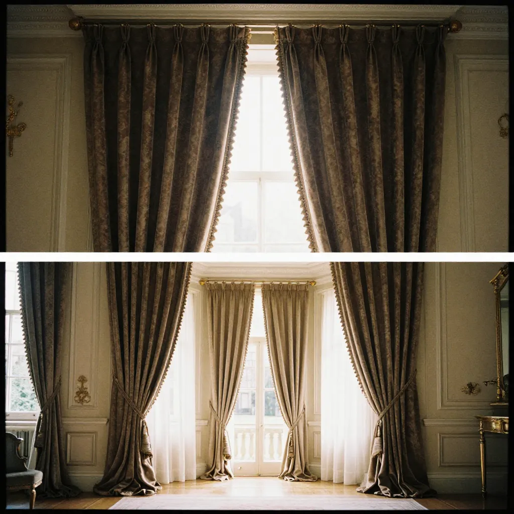 Industrial design with modern window treatments